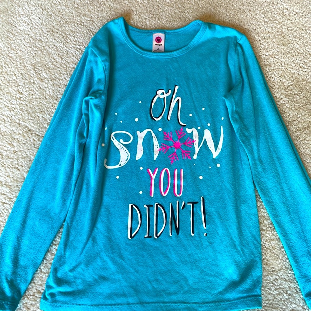 Oh snow you didn’t kid’s pajamas